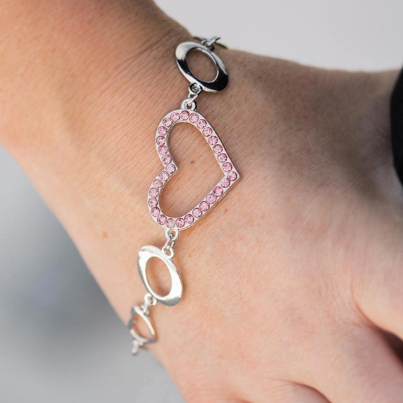 Bracelet - Wearing My Heart On My Sleeve Pink - Picture 2 of 2